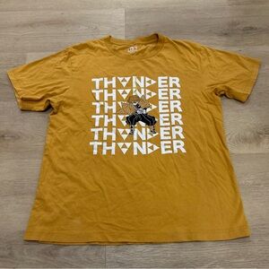 UNIQLO Demon Slayer UT Zenitsu T-shirt Mustard Yellow (purchased from Japan)
